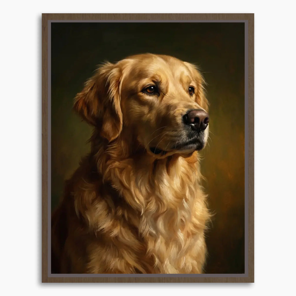Framed Canvas Mockup Printful 3-4 ratio brown