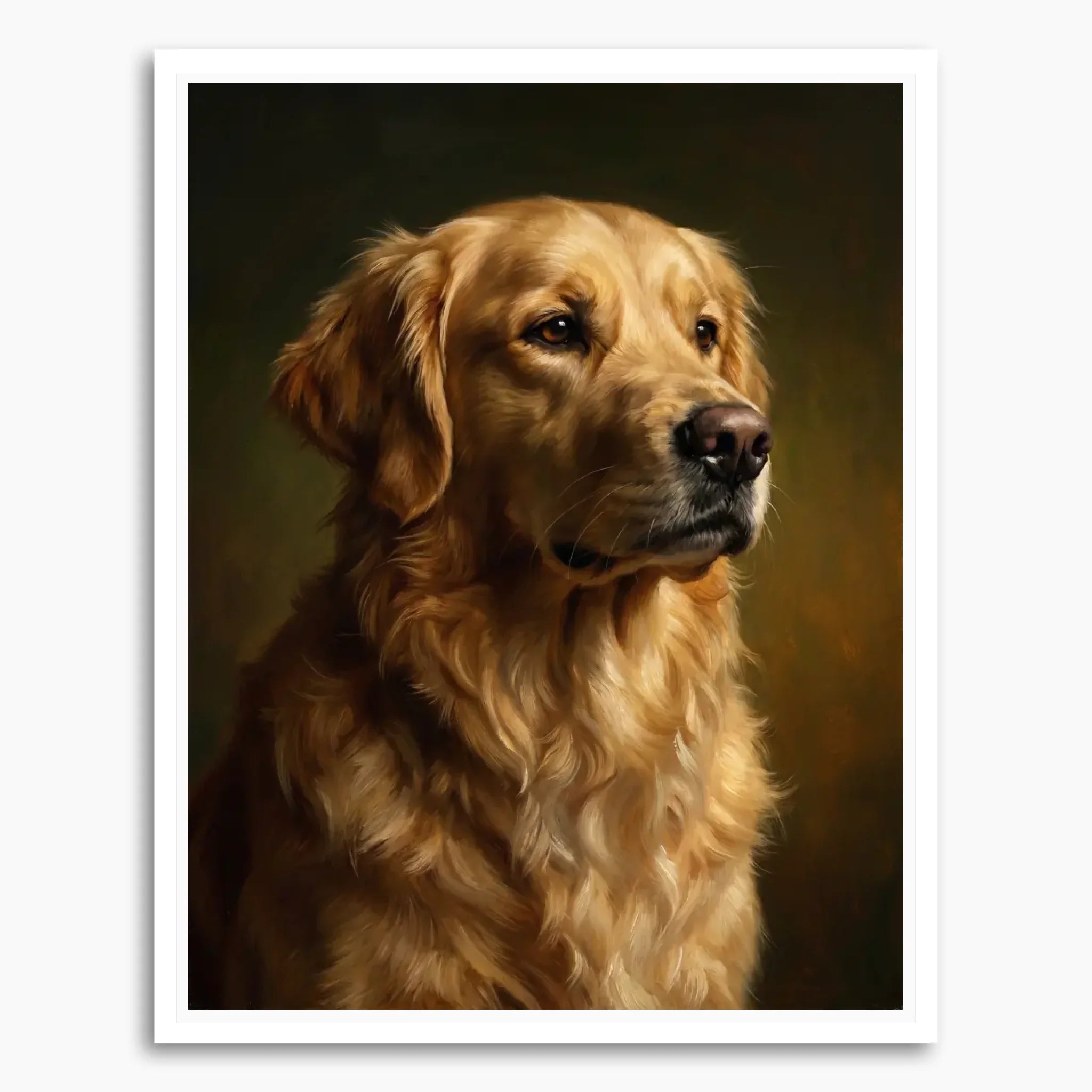 Framed Canvas Mockup Printful 3-4 ratio white