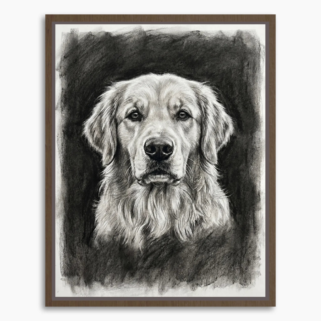 Framed Canvas Mockup Printful 3-4 ratio brown