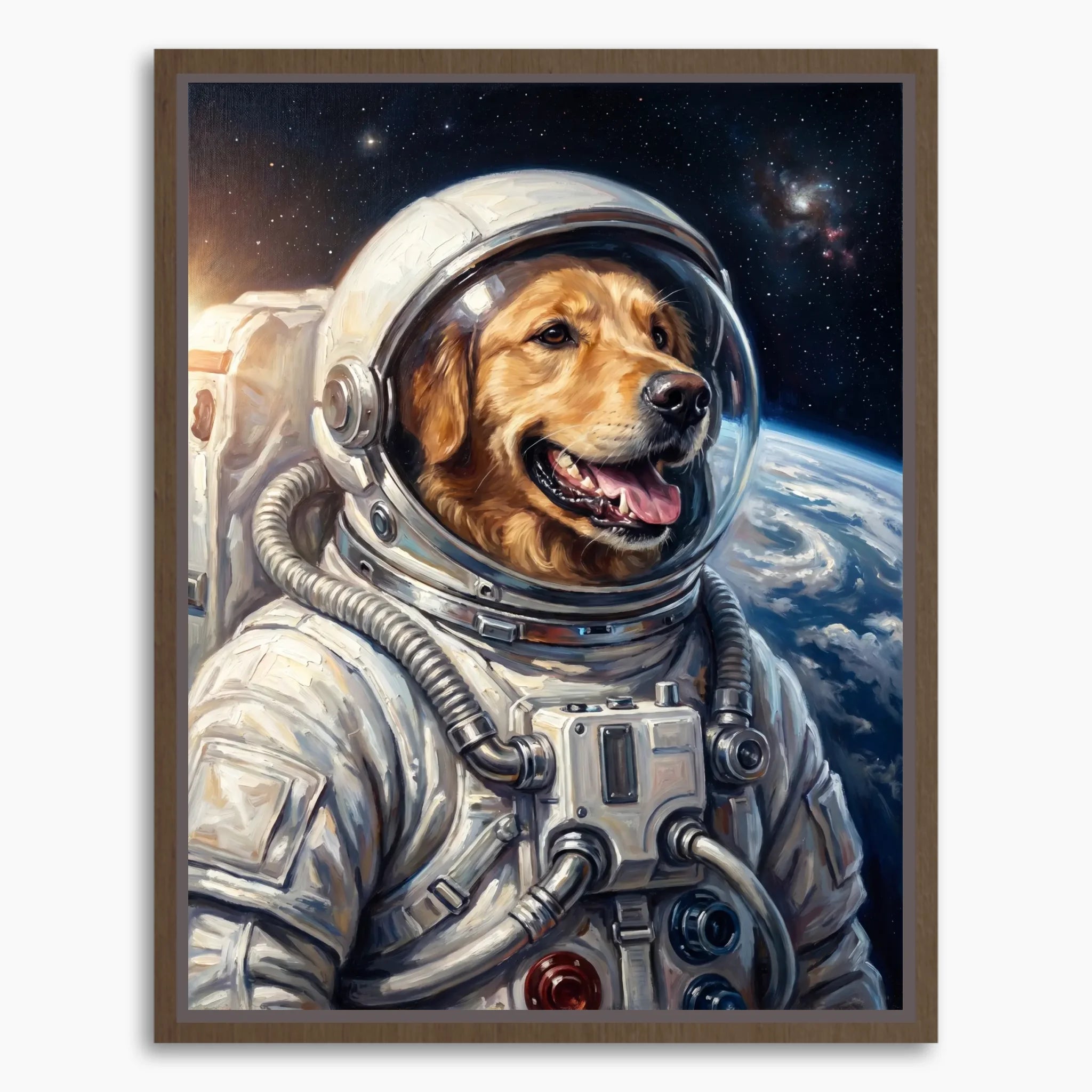 Framed Canvas Mockup Printful 3-4 ratio brown
