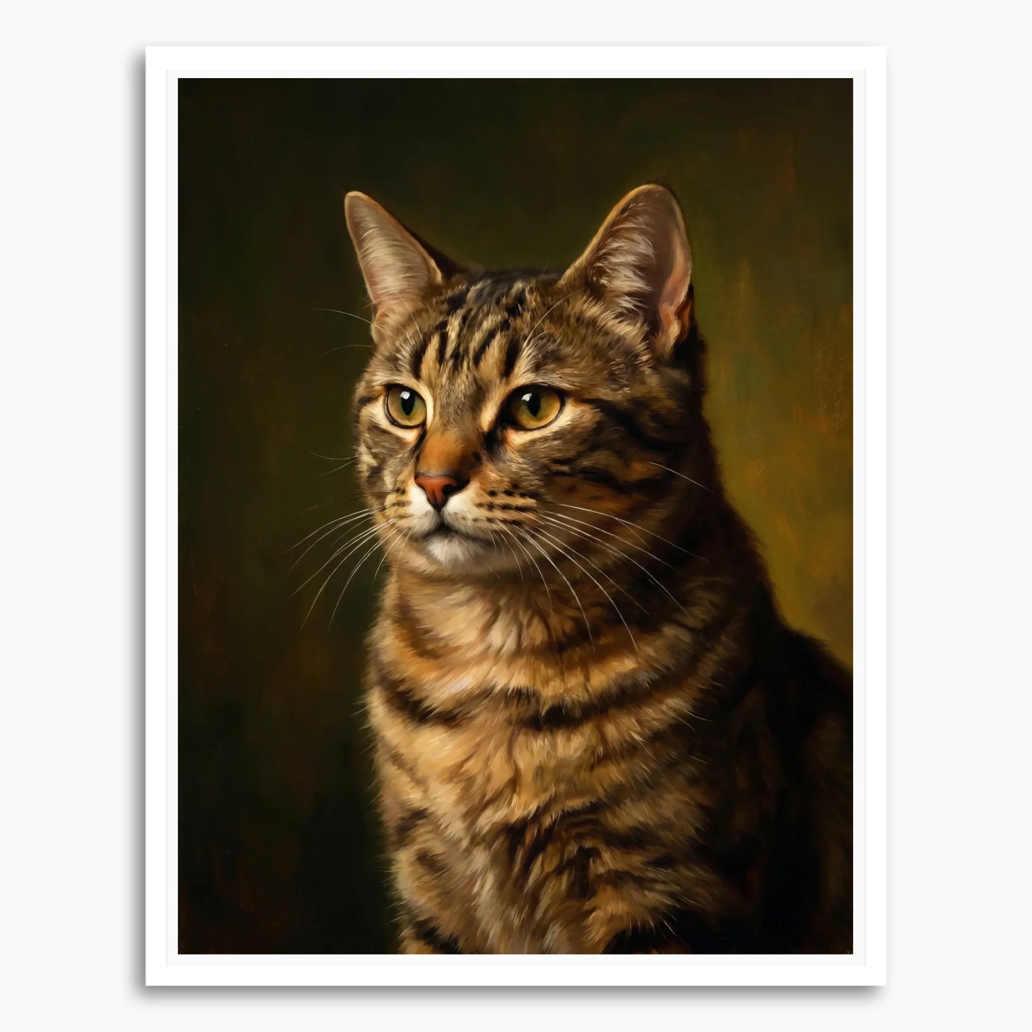 Framed Canvas Mockup Printful 3-4 ratio white