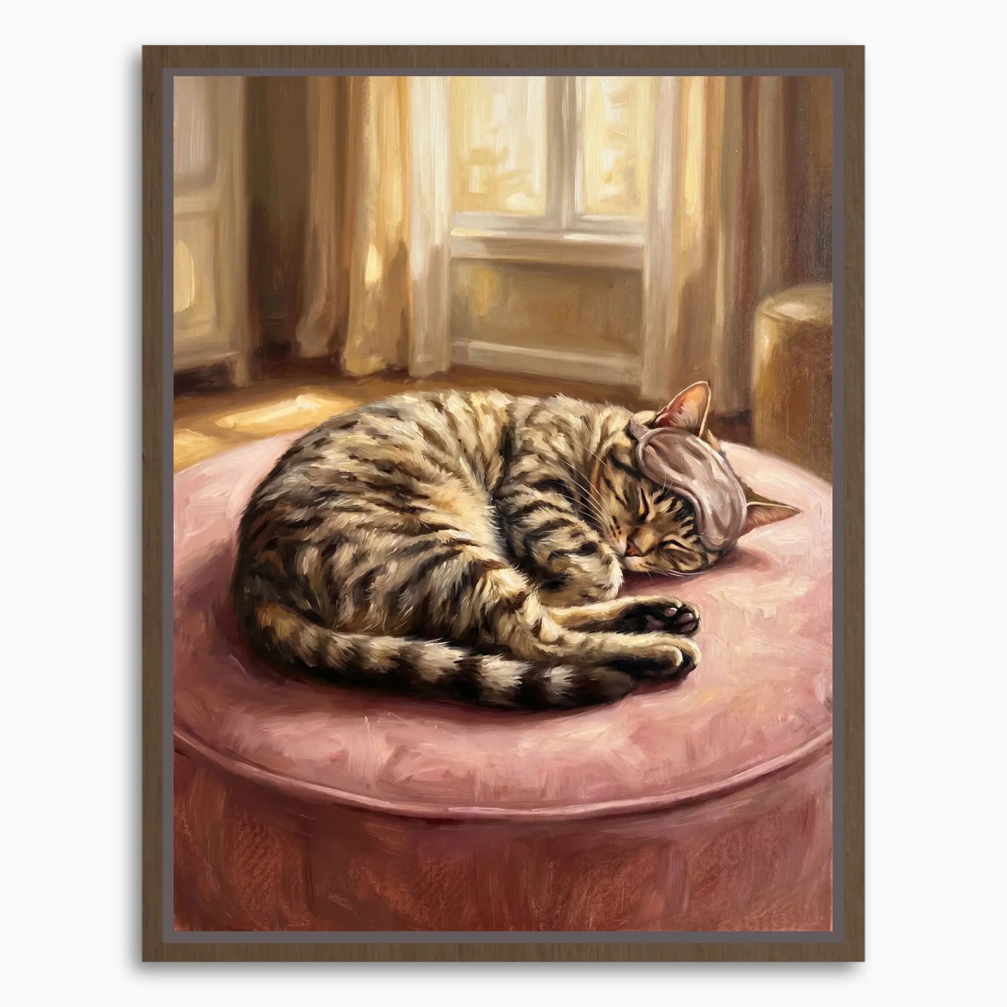 Framed Canvas Mockup Printful 3-4 ratio brown