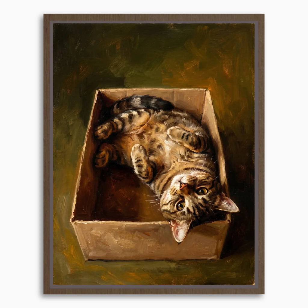 Framed Canvas Mockup Printful 3-4 ratio brown