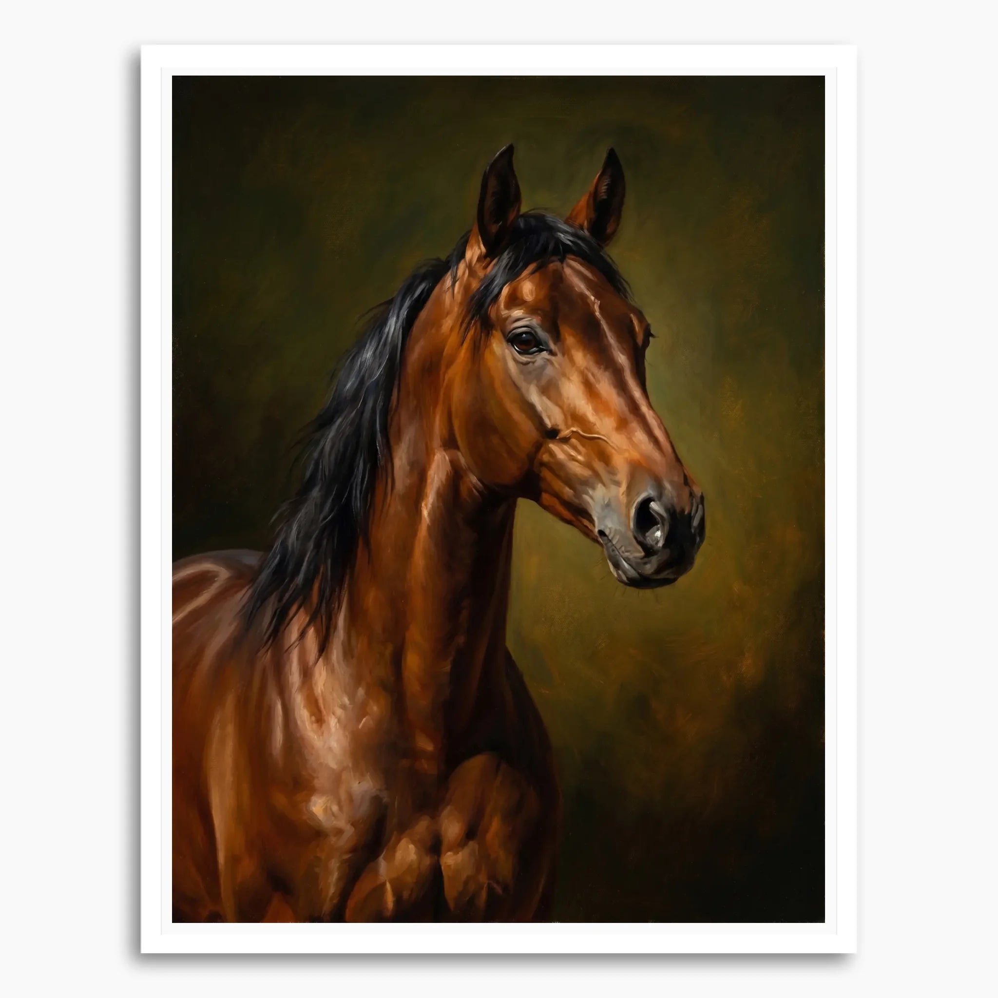 Framed Canvas Mockup Printful 3-4 ratio white