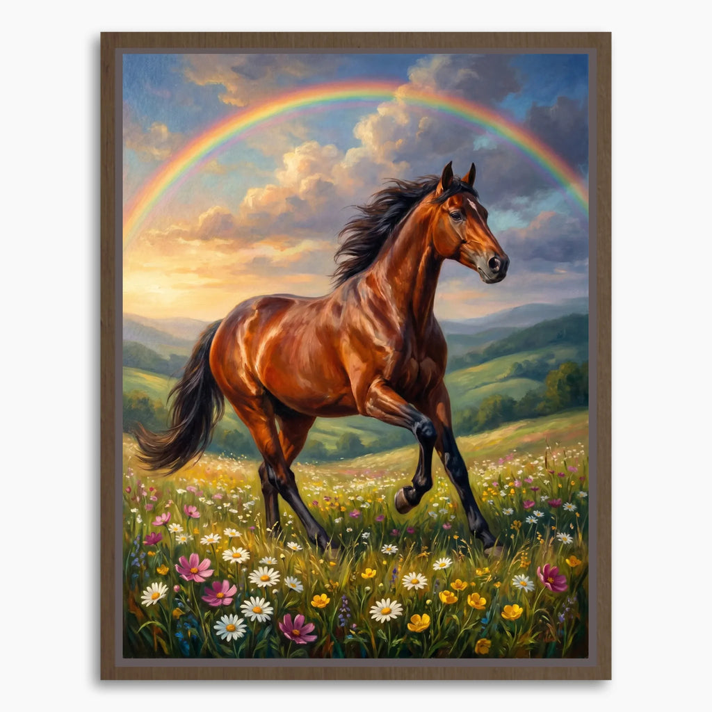 Framed Canvas Mockup Printful 3-4 ratio brown