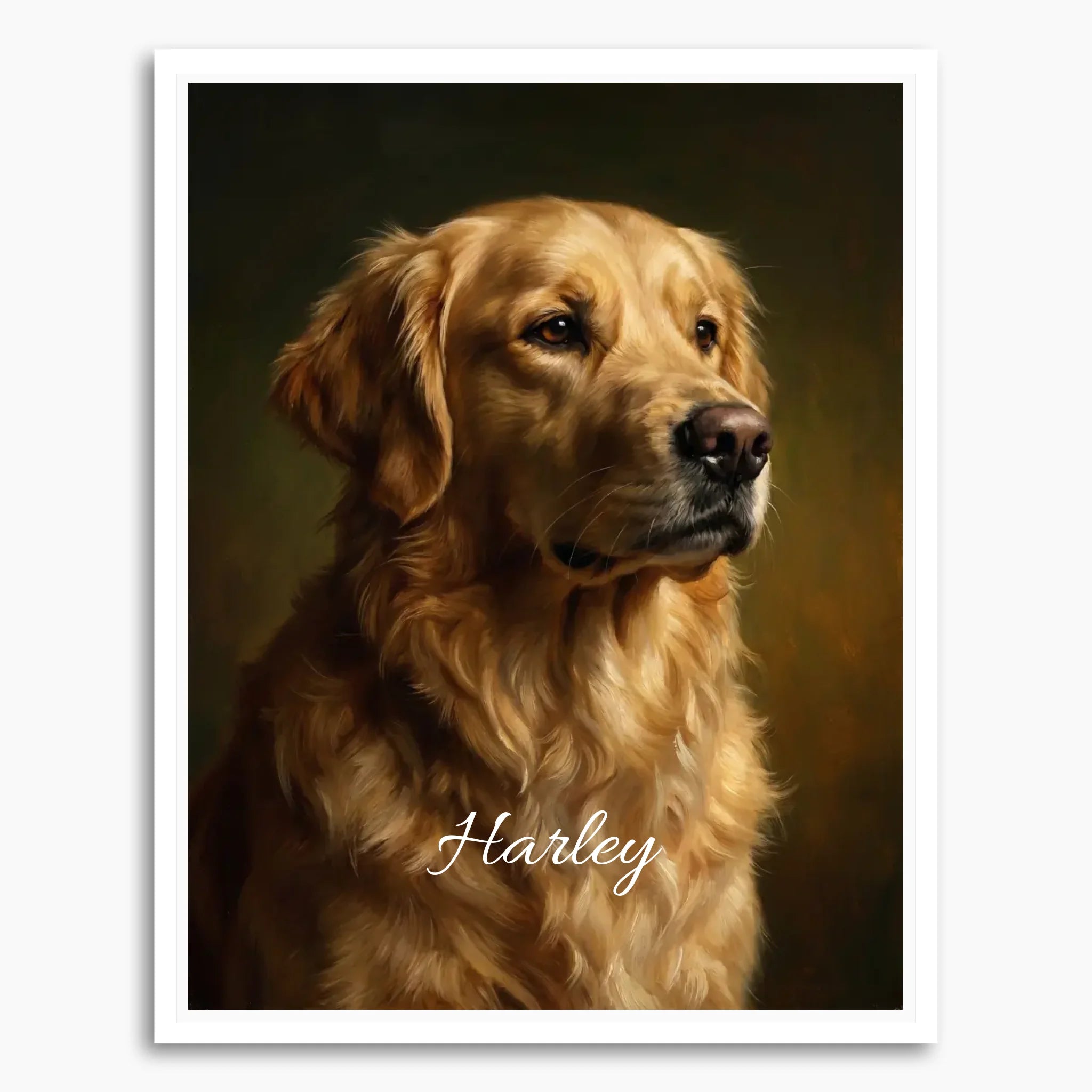 Framed Canvas Mockup Printful 3-4 ratio white