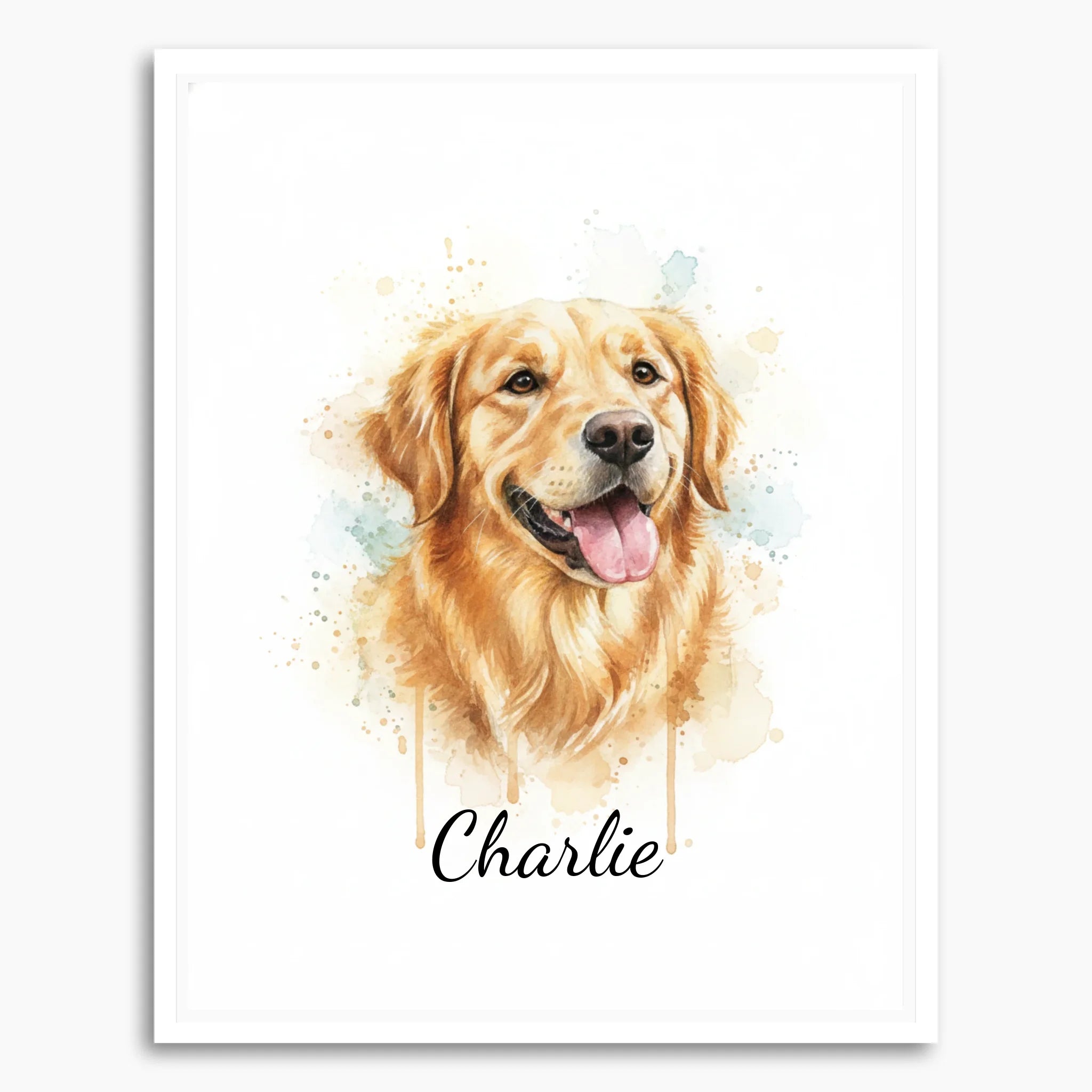 Framed Canvas Mockup Printful 3-4 ratio white