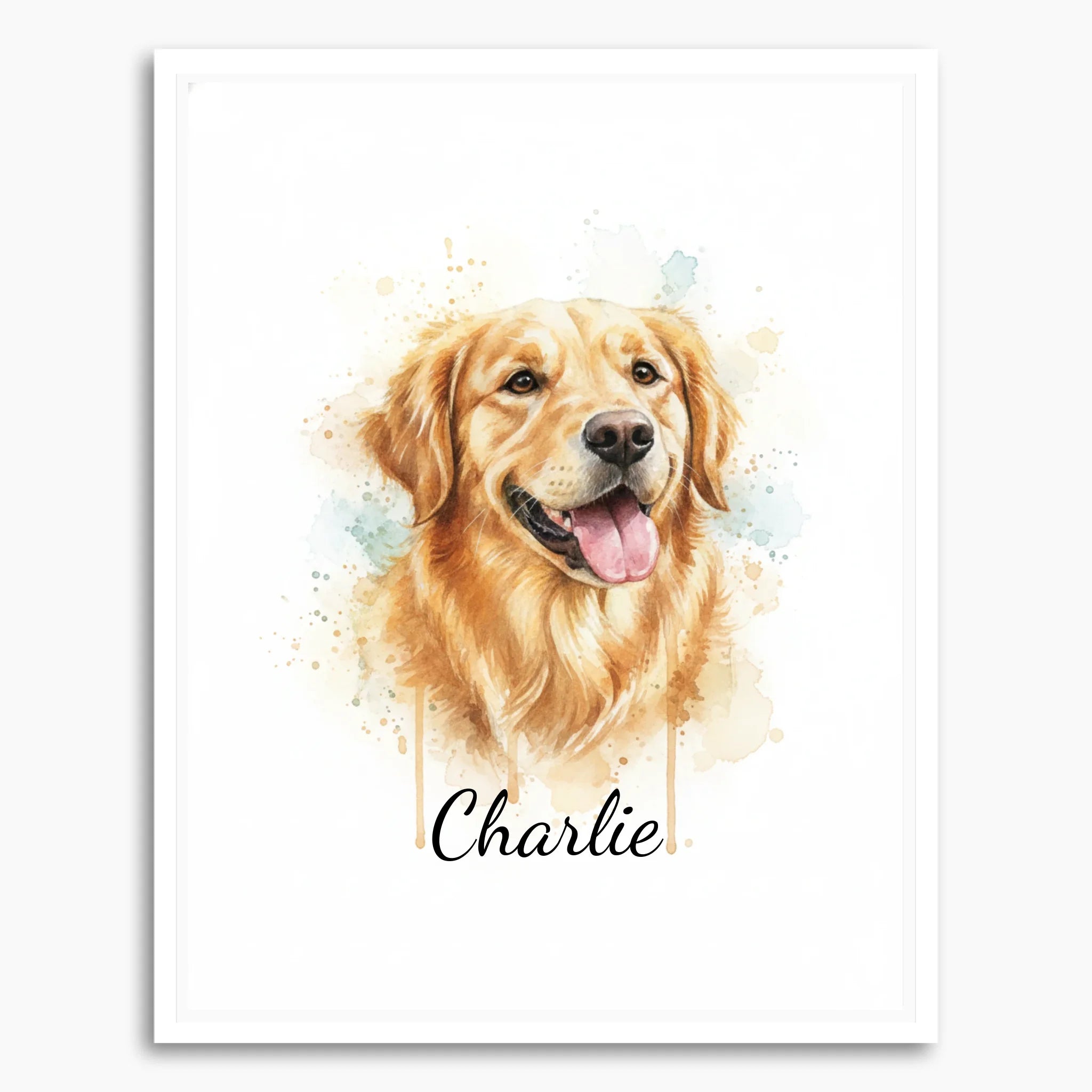 Framed Canvas Mockup Printful 3-4 ratio white